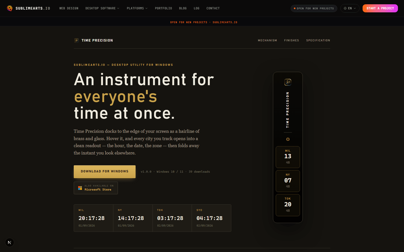 Time Precision screenshot